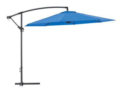 Cantilever Umbrella w/ Crank, Tilt & Cross Brace, Olefin Fabric, 10'W, Green