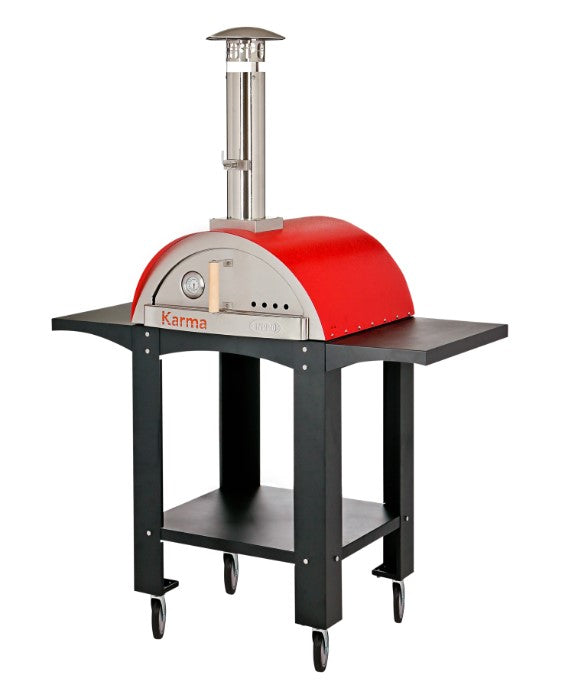 Wood Fired Pizza Oven, Karma 25 - Colored Ovens with w/ Stand